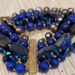 Cobalt blue bracelet